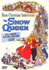 DVD cover for The Snow Queen DVD (1957), a Russian animated film, features colorful cartoon scenes of children and animals in wintry landscapes, with the queen in the background alongside various fairy-tale characters—an ideal choice for fans of classic movies on DVD.