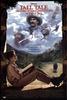 A boy reads in a barn doorway, imagining legends like Pecos Bill in the sky. A blue ox stands nearby. Text: Tall Tale (1995) DVD—rare movie collectible on DVD for fans and collectors.