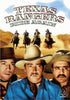 The Texas Rangers Ride Again (1951) DVD features a cover with three cowboys in the foreground and four riders on horseback against a desert landscape, with bold title text overhead—ideal for collectors looking to add rare western films to their DVD library.