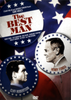 DVD cover for The Best Man DVD (1964), a political drama, featuring two campaign buttons with black-and-white profile photos of two men, stars, and their names—Henry Fonda and Cliff Robertson—set against an American flag background.