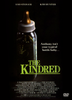 The DVD cover for The Kindred DVD (1987) features a monster’s hand pressed against a glass bottle, accompanied by the tagline “Anthony isn’t your typical bottle baby...” with actor names and film credits displayed at the top and bottom of this rare movie on DVD.
