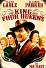 The King and Four Queens DVD (1956) features a vintage movie poster with a man in a cowboy hat and four women, highlighted by bold red and brown text displaying the actors’ names—making it a must-have collectible for Clark Gable Western fans or anyone expanding their classic movies on DVD collection.
