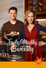 A cheerful man and woman stand in a cozy bakery surrounded by delicious pastries. The woman is dressed in red while the man presents a tray of cupcakes. Text on the image reads, “Truly Madly Sweetly (2018) DVD.” A Fall Harvest badge appears in the corner—an ideal choice for anyone seeking rare, hard-to-find movies or hoping to add a charming romantic comedy DVD to their collection.