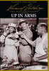 Black-and-white movie cover of Up In Arms DVD (1944) featuring a woman being fed cake by a man in uniform, with another man in a chef’s outfit beside them. The packaging highlights Samuel Goldwyn Home Entertainment and star Danny Kaye. This Up In Arms DVD (1944) is an essential addition for fans of classic movies on DVD, capturing the humor and charm of this unforgettable Danny Kaye film.