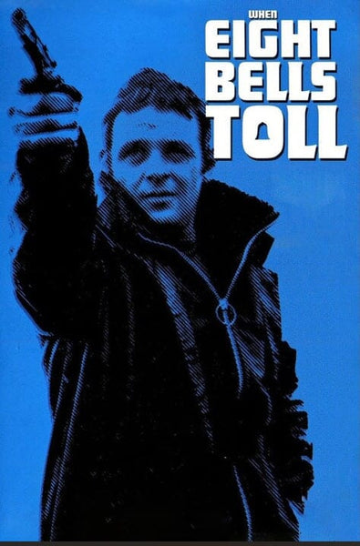 The When Eight Bells Toll (1971) DVD features a striking blue-toned poster of a man in a jacket pointing forward—an essential addition for rare movies DVD collectors and classic movies enthusiasts.