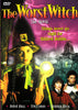 DVD cover for The Worst Witch The Movie DVD (1986), showcasing a young girl dressed as a witch, a spooky building in the background, and three adults. Perfect for fans of Halloween magic, this family fantasy film’s tagline reads: Things never go right for Mildred Hubble...