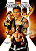 DVD cover for Xtreme Fighter (2005) DVD, a high-energy martial arts action film, showcasing four fierce characters in dynamic poses—two wielding guns, one captured mid-kick, and a powerful man shouting prominently up front. The bold title and tagline highlight the adrenaline-fueled excitement reminiscent of a virtual reality combat game.