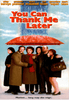Six adults stand close together under a large red umbrella on the cover of the You Can Thank Me Later (1999) DVD, capturing the heartfelt essence of this family drama, with the title above them and the tagline at the bottom: "Mother... long may she reign.