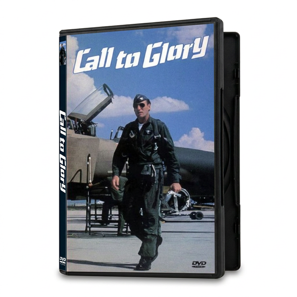 DVD case for Call To Glory (The Movie) featuring a pilot in flight gear walking away from a fighter jet.