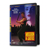 A Mission of Justice DVD (1992) case featuring a man holding two batons against a city skyline with a woman’s face superimposed in the background.