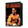 DVD case for the No Retreat No Surrender DVD (1986), featuring a shirtless martial artist on the cover.