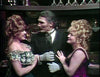 Jack Palance in a suit and gloves stands between two women in period gowns on The Strange Case of Dr. Jekyll and Mr. Hyde (1968) DVD cover, reminiscent of gothic horror.