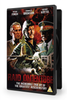 DVD case for Raid on Entebbe (1977) featuring an illustrated movie poster of the hijacking, starring Peter Finch, Charles Bronson, and Yaphet Kotto, showing a military rescue operation with an airplane and soldiers.