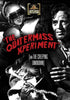 Black and white movie poster for The Quatermass Xperiment (1955) DVD shows classic British sci-fi horror with a worried man, helmeted figure, bold red title, and a limited edition DVD collection label at the top.