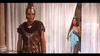 A man in Roman soldier armor stands in front, while a woman in a light blue garment poses behind white curtains, evoking the timeless allure of vintage classics like the rare Messalina (1960) DVD.