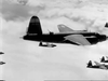 A squadron of bombers soars above the clouds in black and white, echoing iconic wartime scenes as featured in the "Target Unknown (1951) DVD.