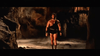 A muscular man in ancient attire and sandals stands boldly in a misty cavern, capturing the heroic spirit of “Goliath and the Dragon (1960) DVD”—a classic of Italian peplum cinema.
