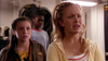 Three teenagers stand indoors—two girls in front looking concerned or confused, with a boy in the background. The scene appears to take place on a ship or submarine, as indicated by the equipment and clothing. This makes it an ideal choice for fans interested in the Tiger Cruise (2004) DVD or anyone who enjoys military family films.