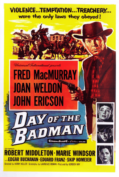 Movie Buffs Forever DVD Day of the Badman DVD (1958)