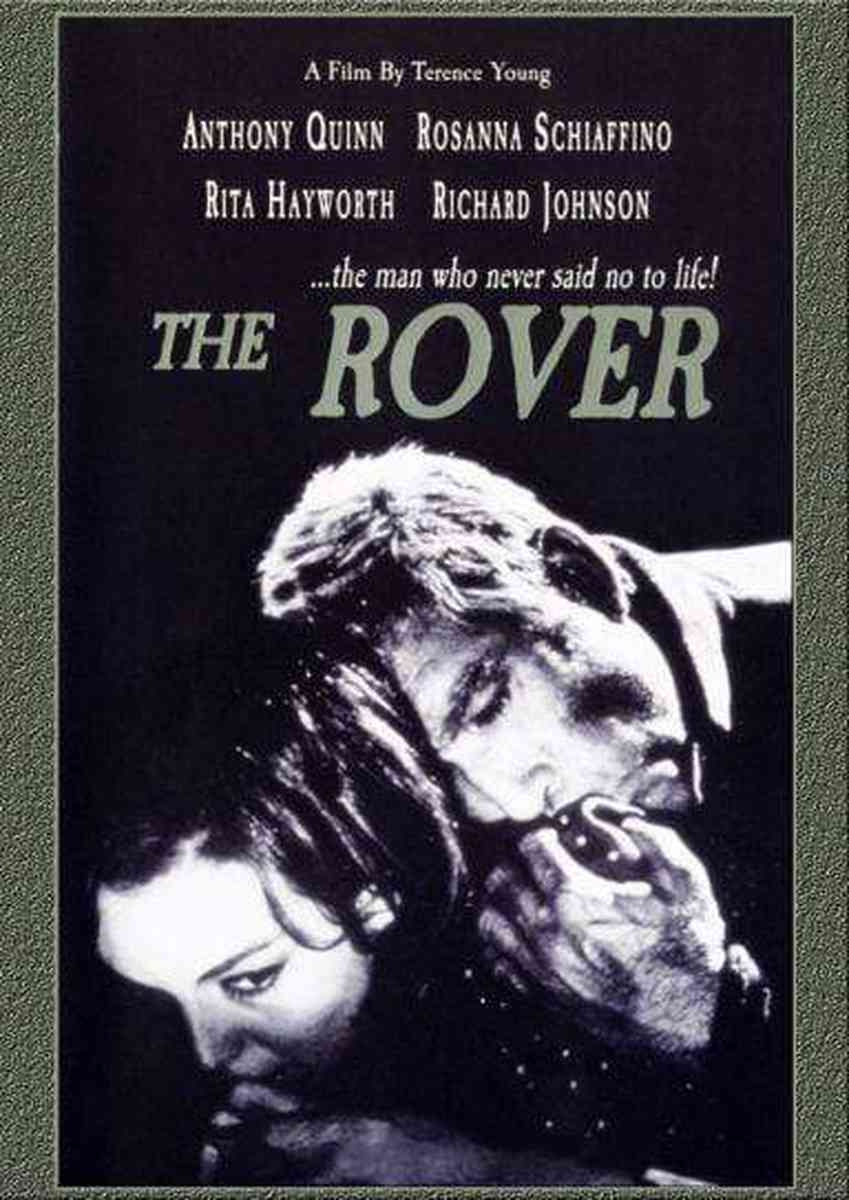 Red Rover Dvd The Rover Movie Poster